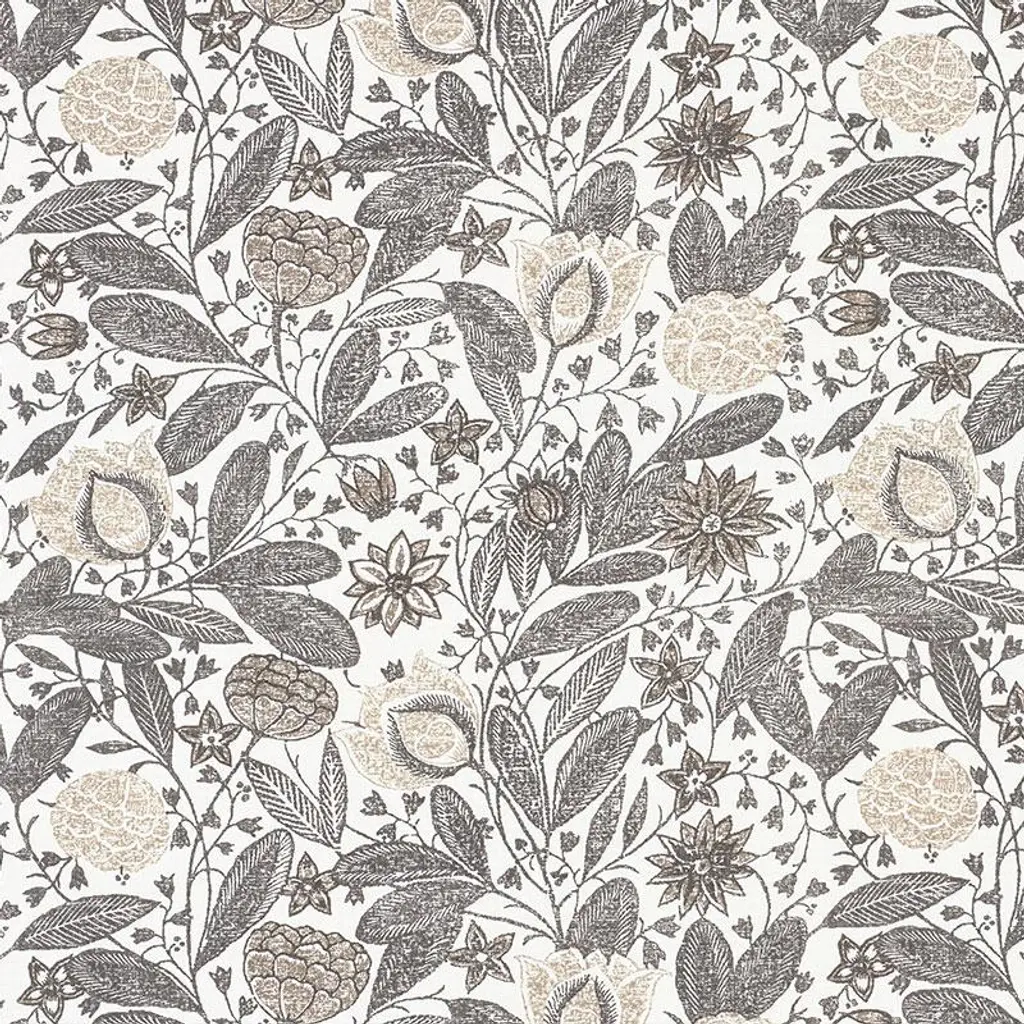 Schumacher Gloria Fabric In Grisaille