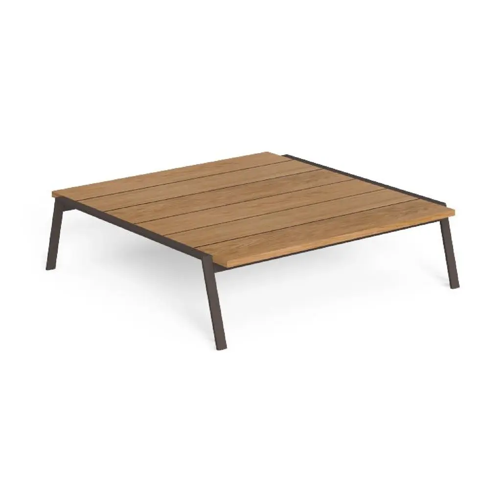 Iroko Wood Outdoor Coffee Table | Talenti Cottage