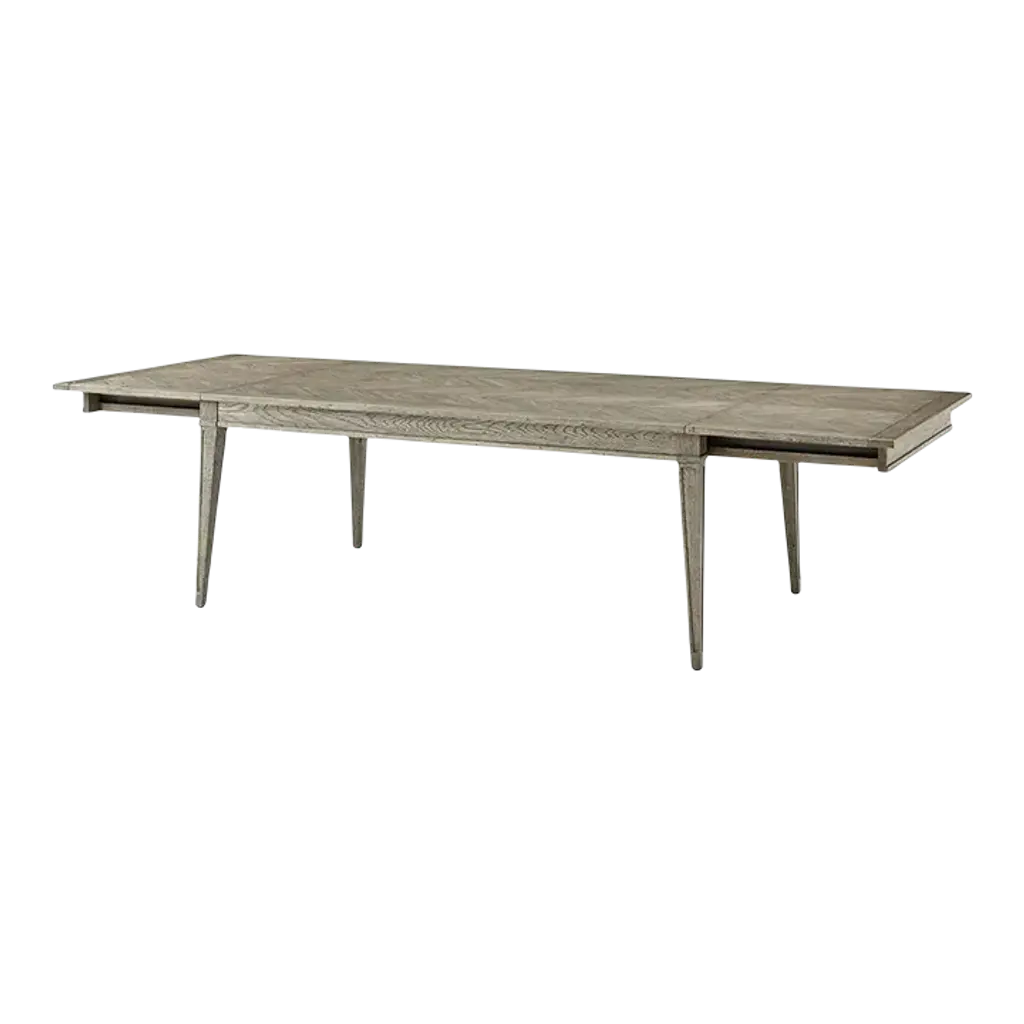 Grey Oak Rustic Dining Table