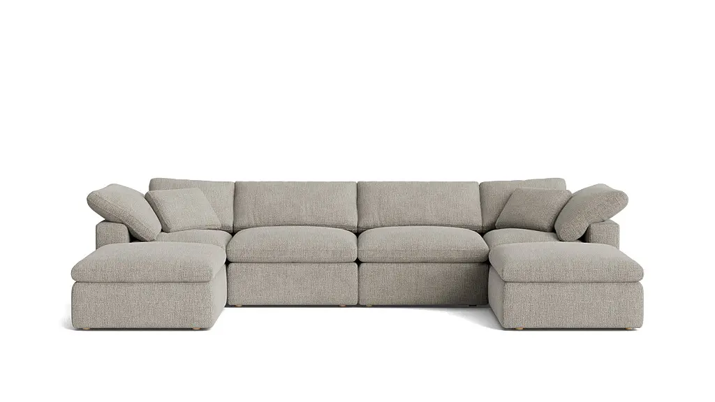 Movie Nighttm 6-Piece Modular U-Shaped Sectional