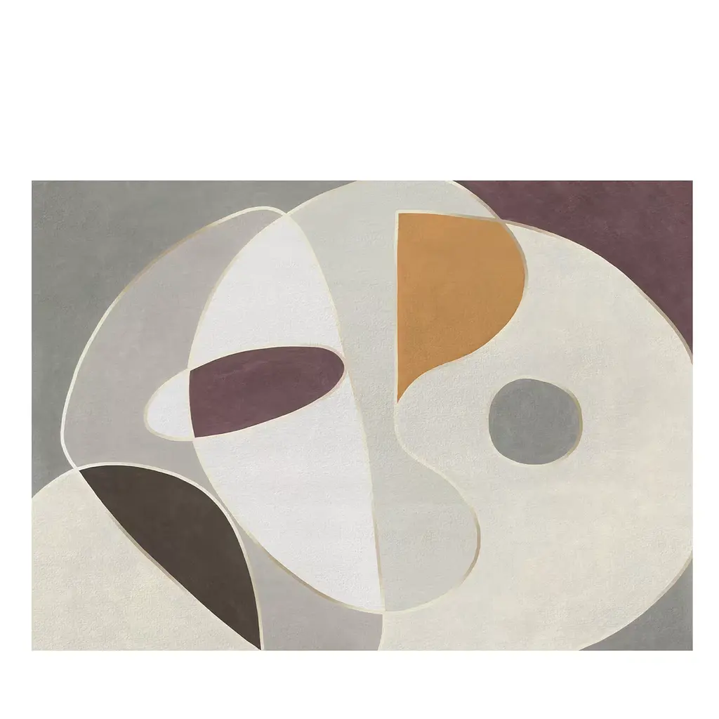 Bright Colors Shapes On Shapes #1 Textured Wallpaper