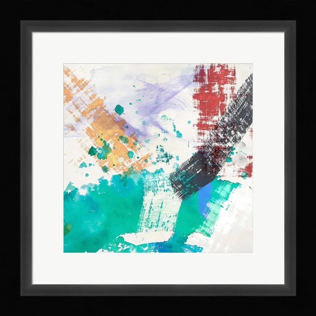 Anne Munson 'Blink I' Framed Art - Plastic - Black