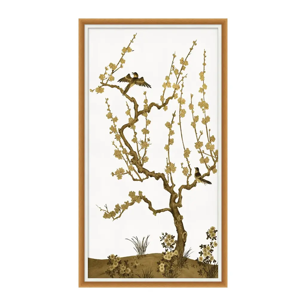 Golden Blossom Chinoiserie 1