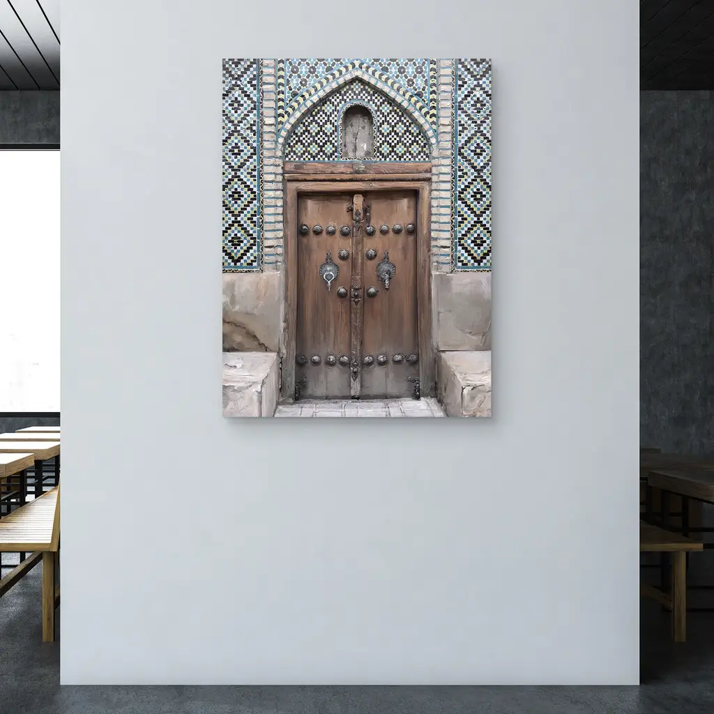 Global Passage I By Studio Arts Canvas Art Print - Green - 30 X 40