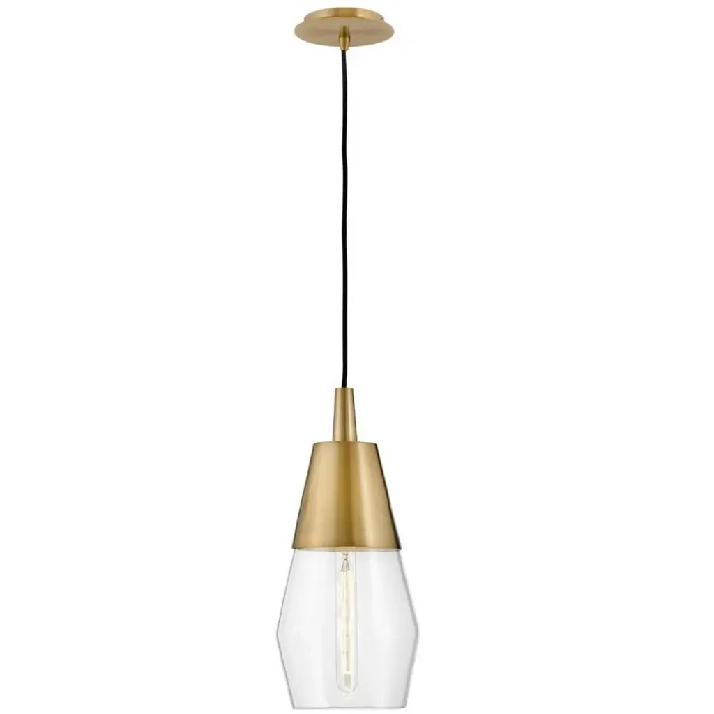 Lark Livie 1 - Light Pendant In  Lacquered Brass