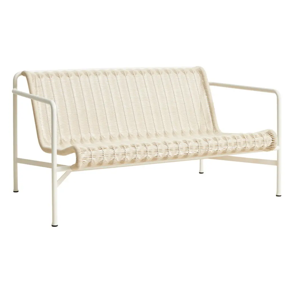 Palissade Cord Lounge Sofa, Cream White