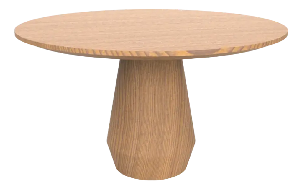 Modern Charlotte Dining Table In Walnut By Collector