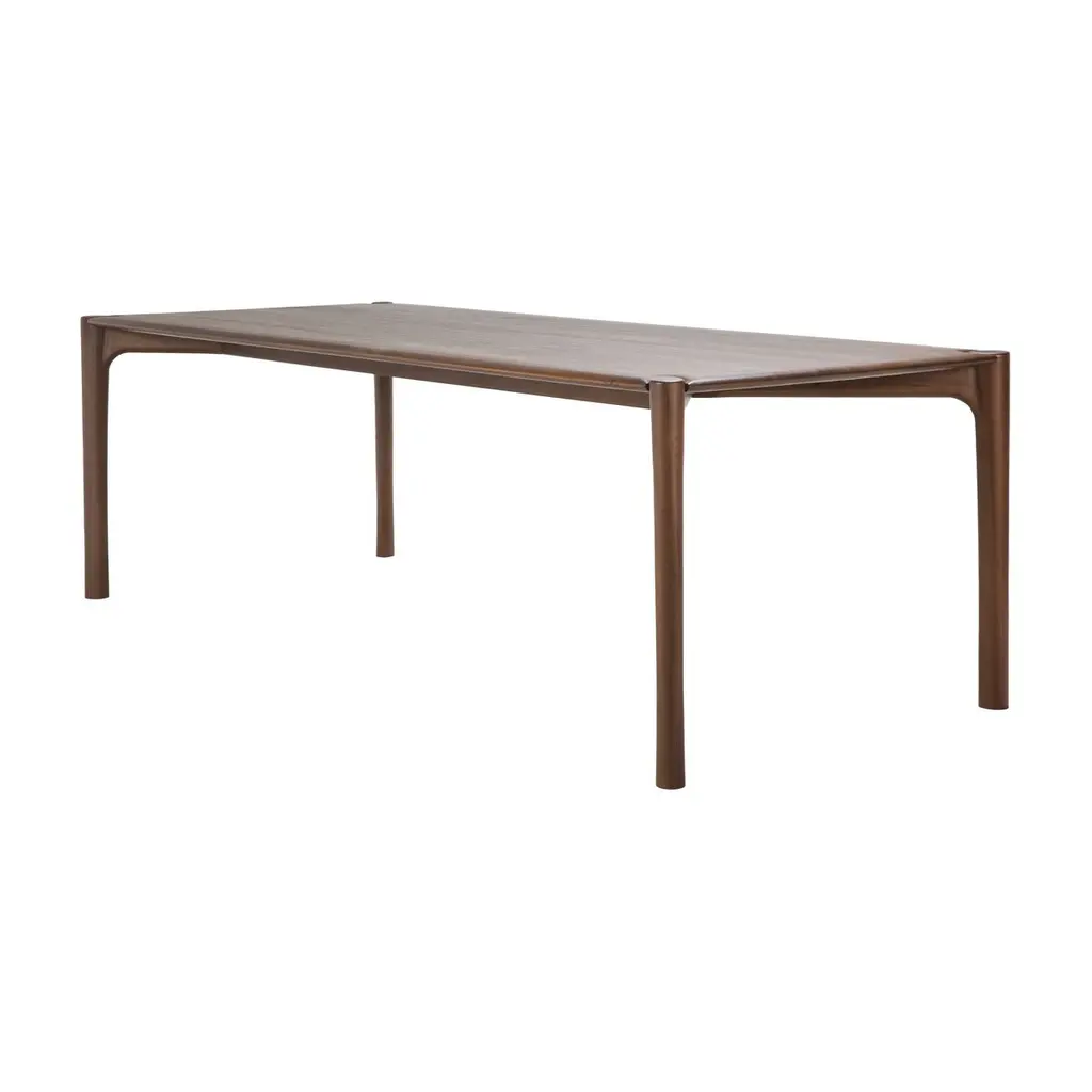 Pi Dining Table, Teak Brown