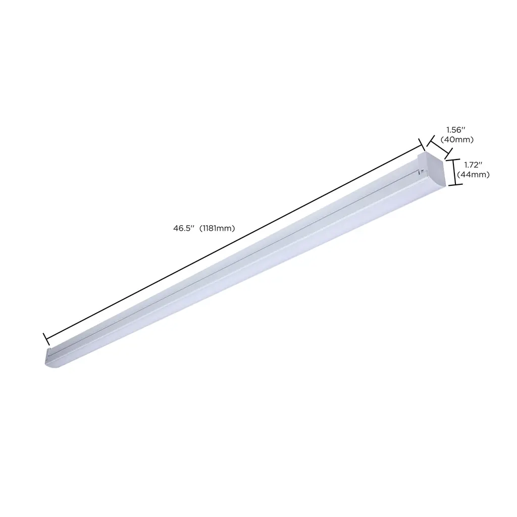 Led 4 Foot Connectable Strip Light 30 Watts 27k/30k/35k/40k/50k Cct Selectable 120v - White