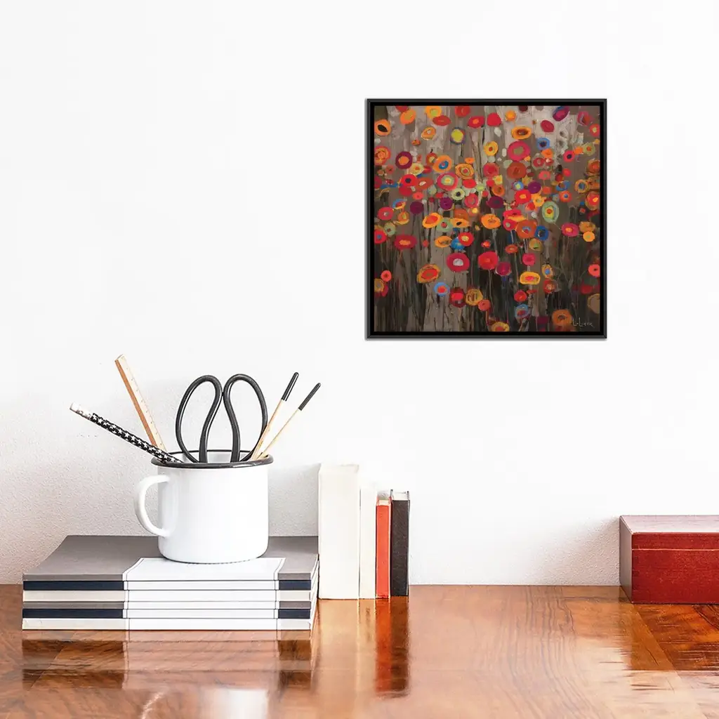 Icanvas "Parade" By Don Li-Leger Framed Canvas Print - Gold - 26x26