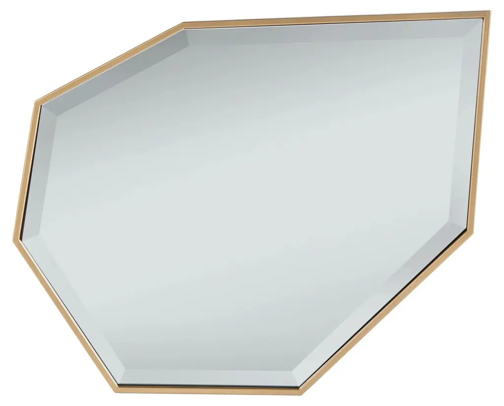 Kawaii Accent Mirror, Soft Gold