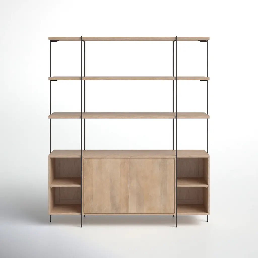 Wide Etagere Bookcase