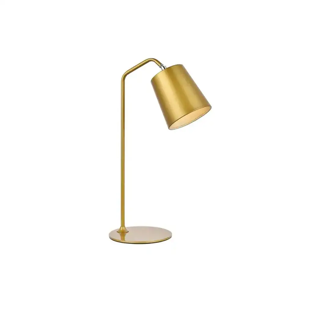 Luna 1 Light Table Lamp - 13 Inch - Brass