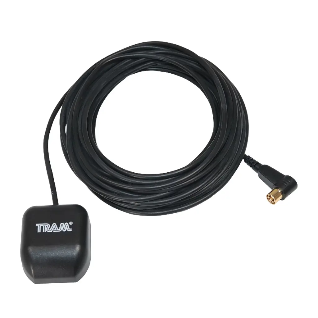 Tram® Satellite Radio Magnet-mount Antenna With Rg174 Coaxial Cable And Smb-female Connector In Black