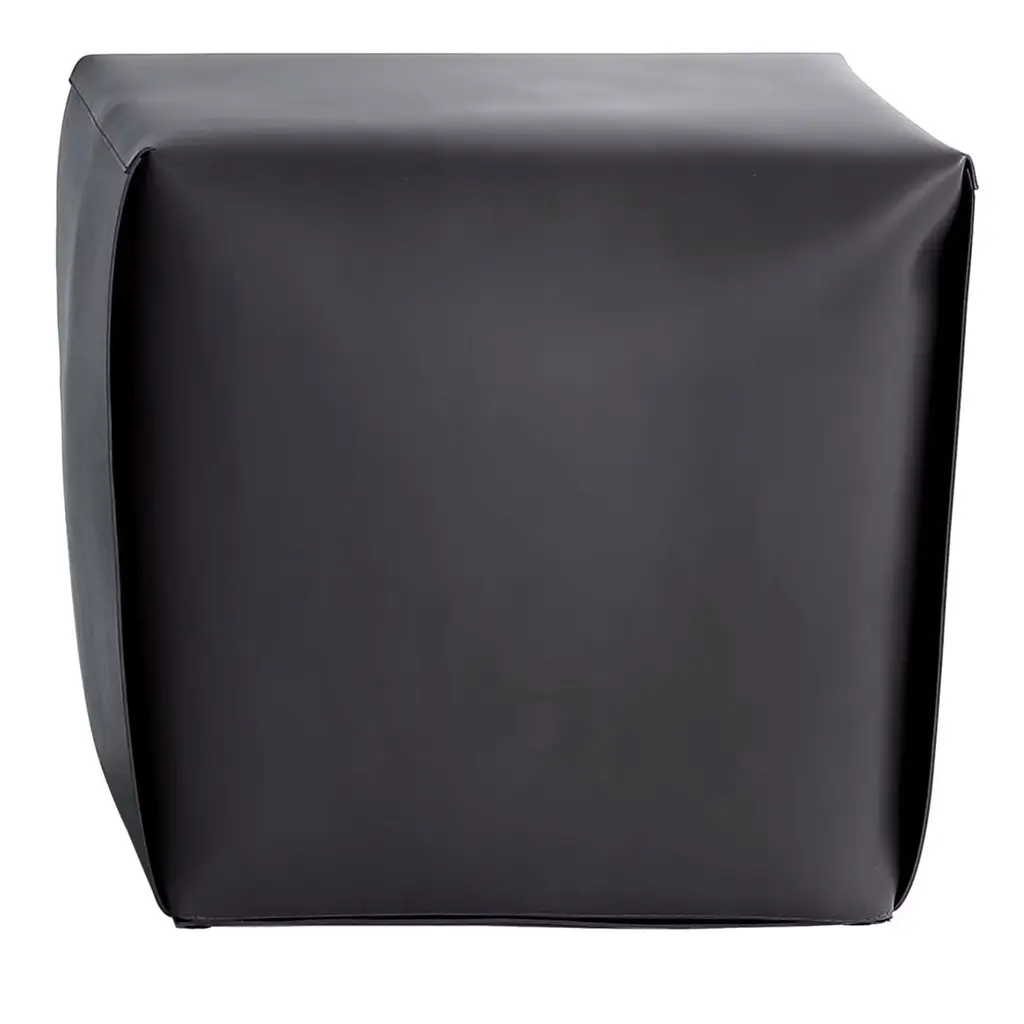 Dark Gray Tall Bao Ottoman By Viola Tonucci