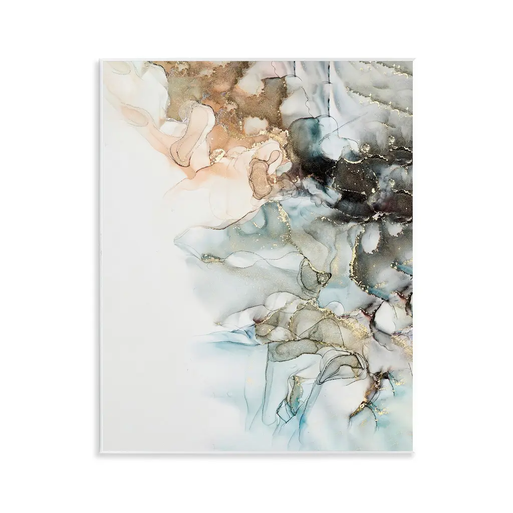 Stupell Glam & Neutral Abstraction Wall Plaque Art Design By Incado - 11 X 14
