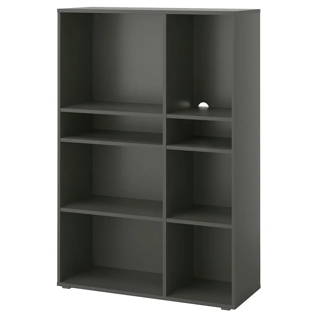 Vihals Shelving Unit With 6 Shelves - Dark Gray 37 3/8x14 5/8x55 1/8 "