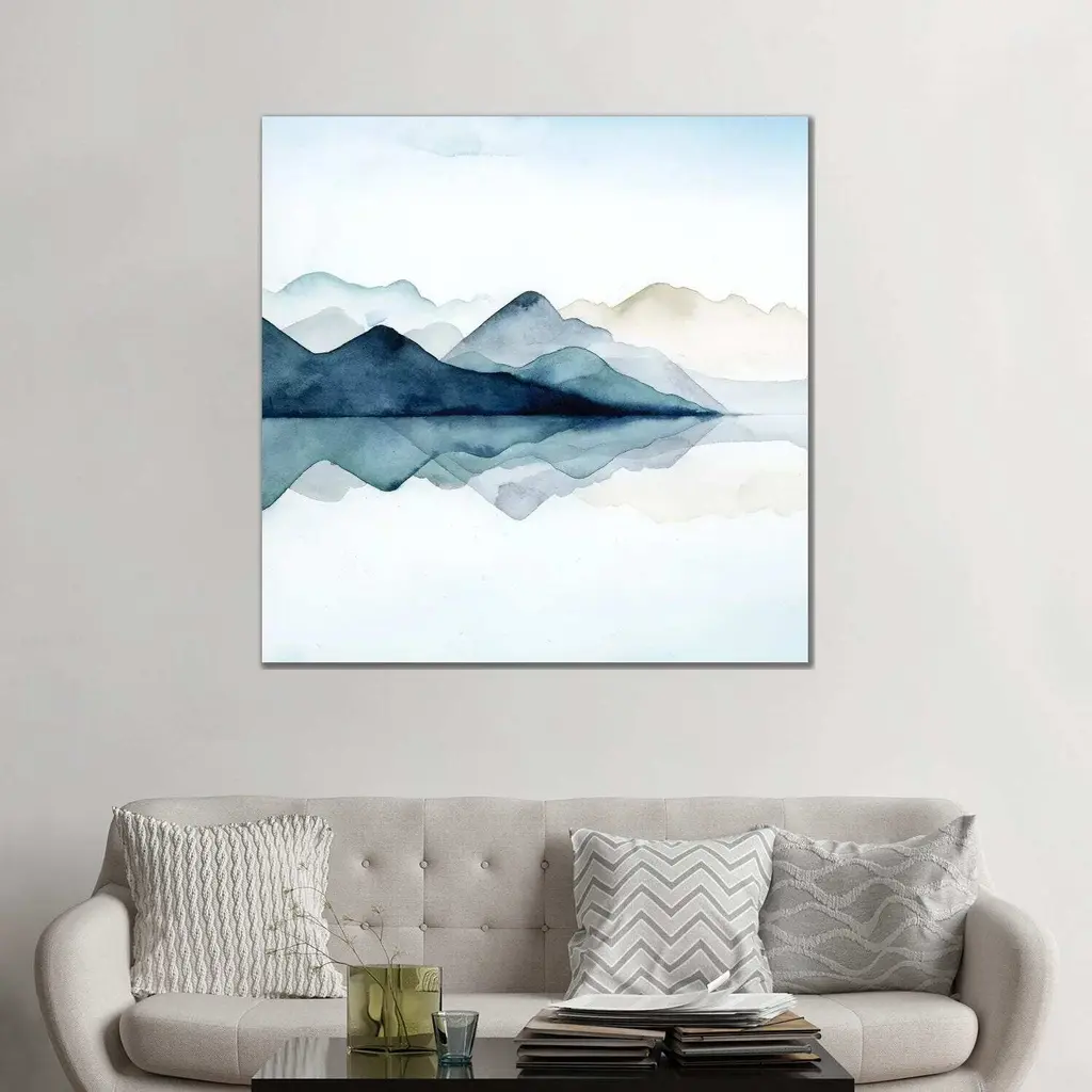 Icanvas "Glacial I" By Grace Popp Canvas Print - 18x18x1.5