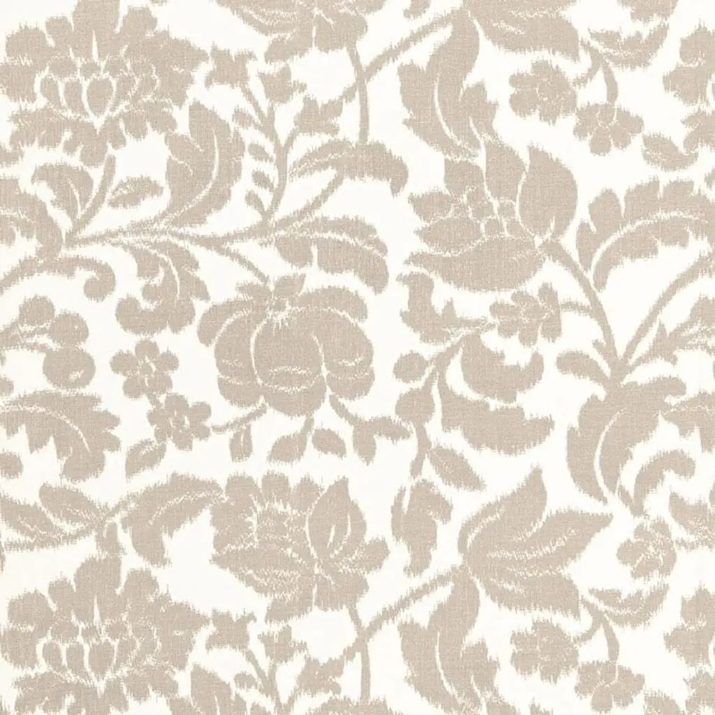 Sample - Schumacher Tranquil Vine Fabric In Greige