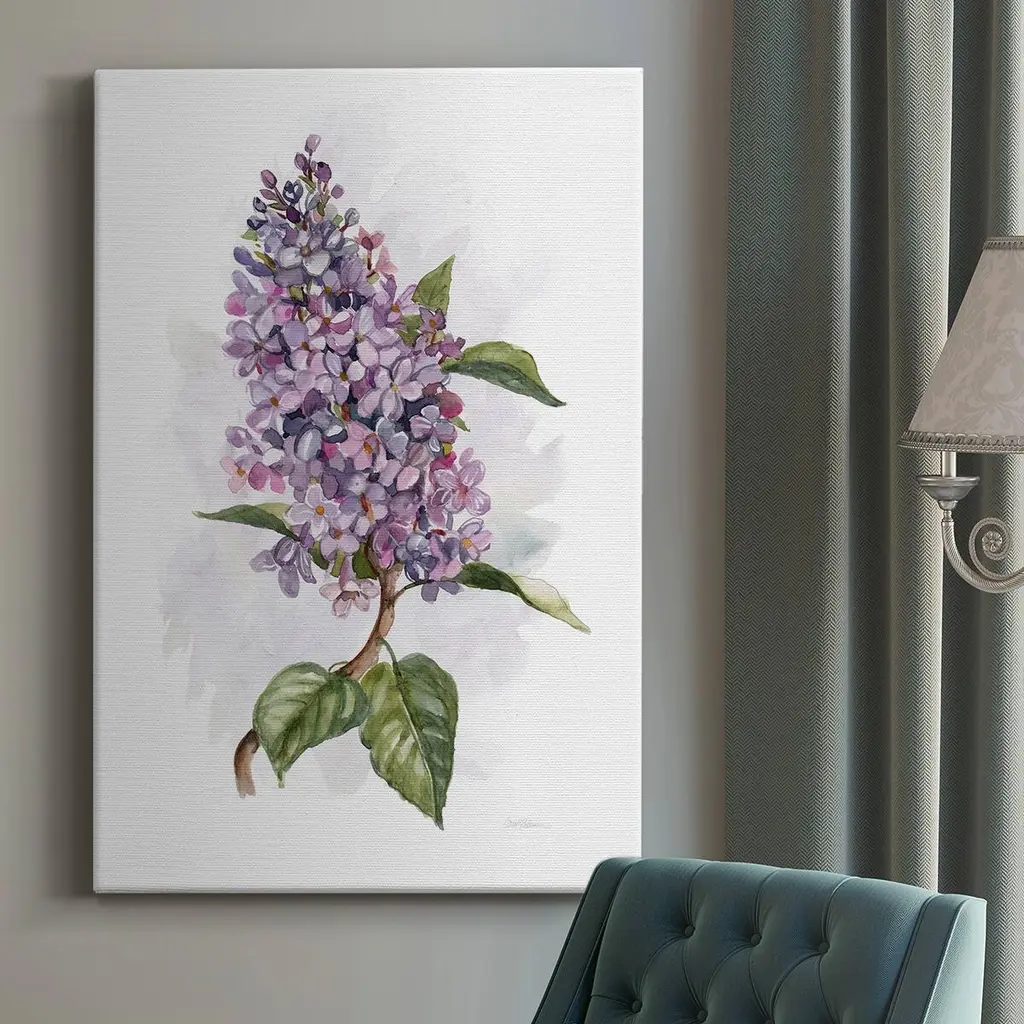Awash In Lilac Ii Premium Gallery Wrapped Canvas - Ready To Hang - 40x60