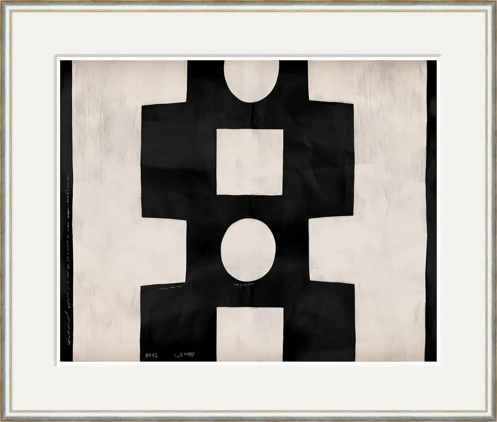 Paule Marrot, Black And White Abstract Inverted Variation I