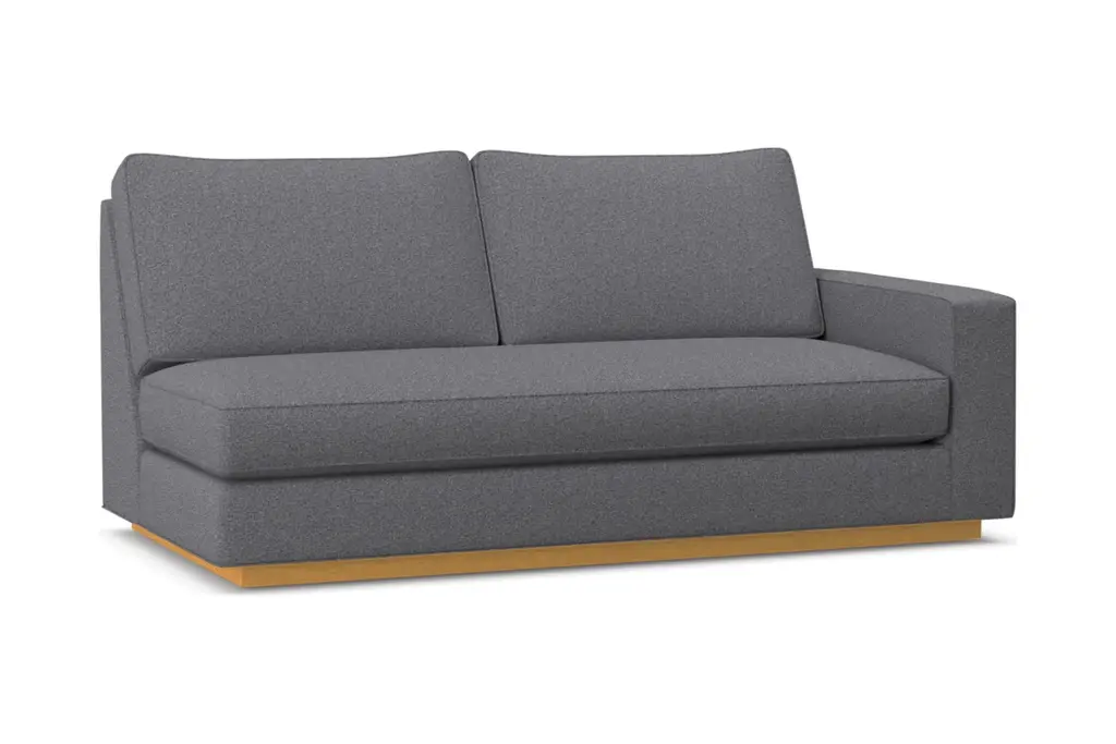 Harper Right Arm Apt Size Sofa W/ Benchseat :: Leg Finish: Natural / Configuration: Raf - Chaise On The Right