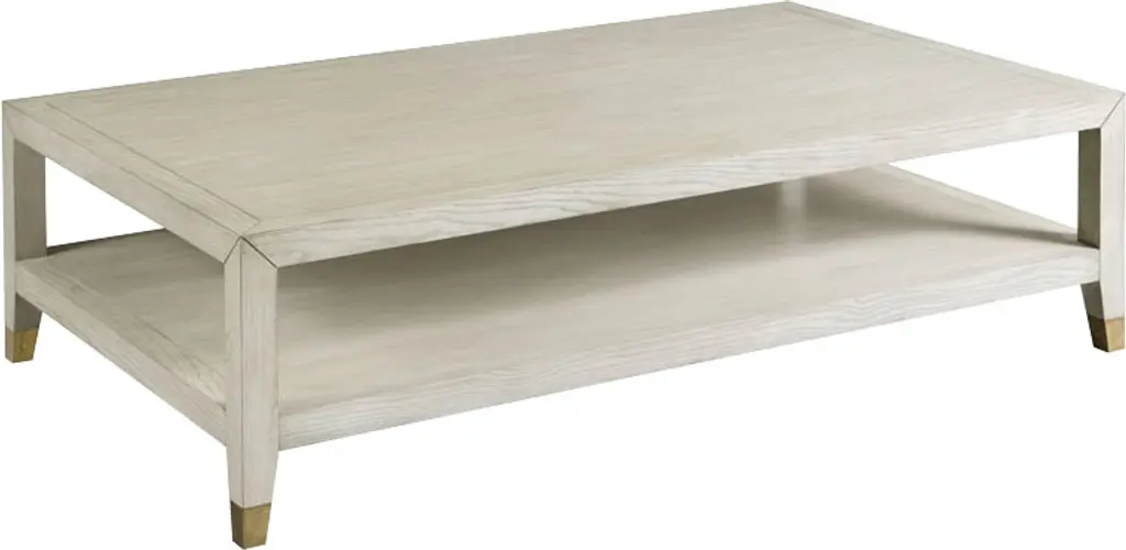 Adele Cocktail Table, Ash/brass