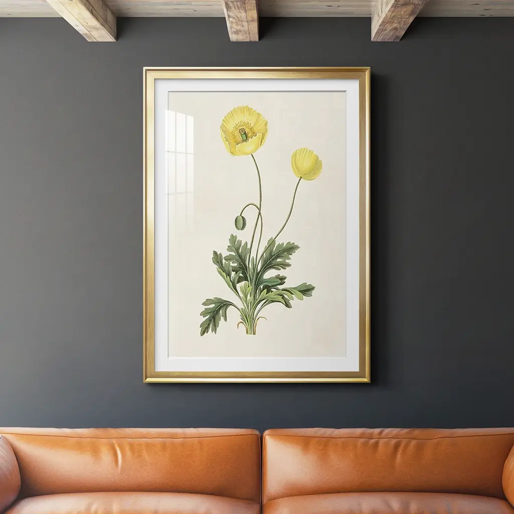 Flowers Of The Seasons Xii Premium Framed Print - Ready To Hang - 22.5x30.5 - Silver