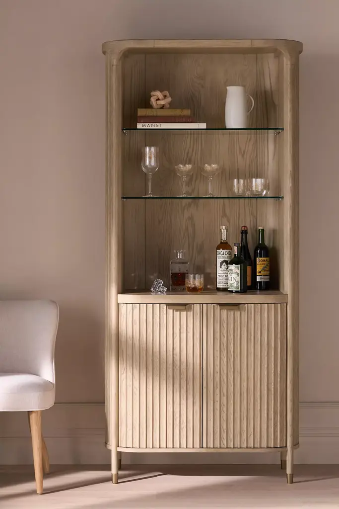 The Isla Fluted-wood Hutch