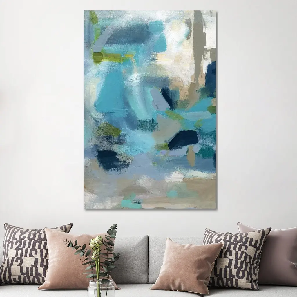 Icanvas "Circle The Beachfront" By Carol Robinson Canvas Print - 48x32x1.5