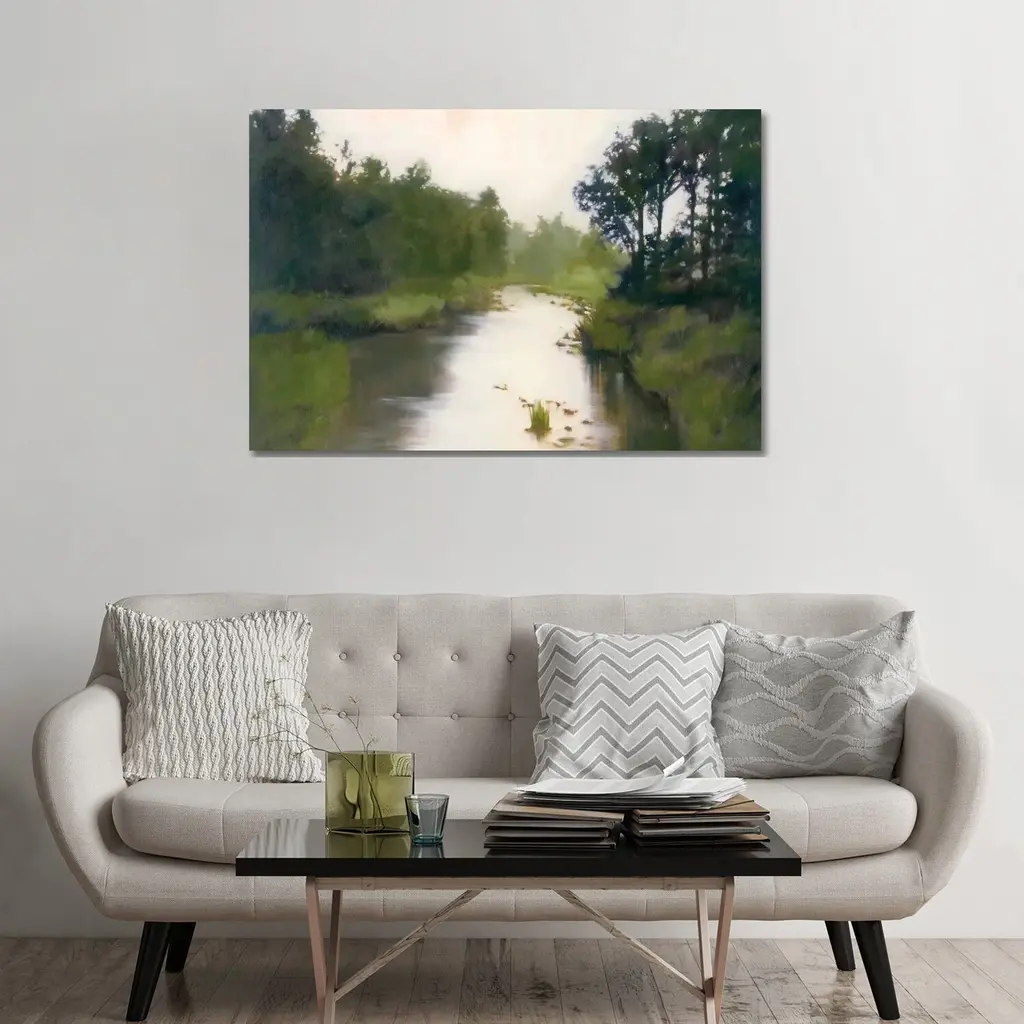Icanvas "Foothill's Stream" By Megan Lightell Canvas Print - 12x18x1.5