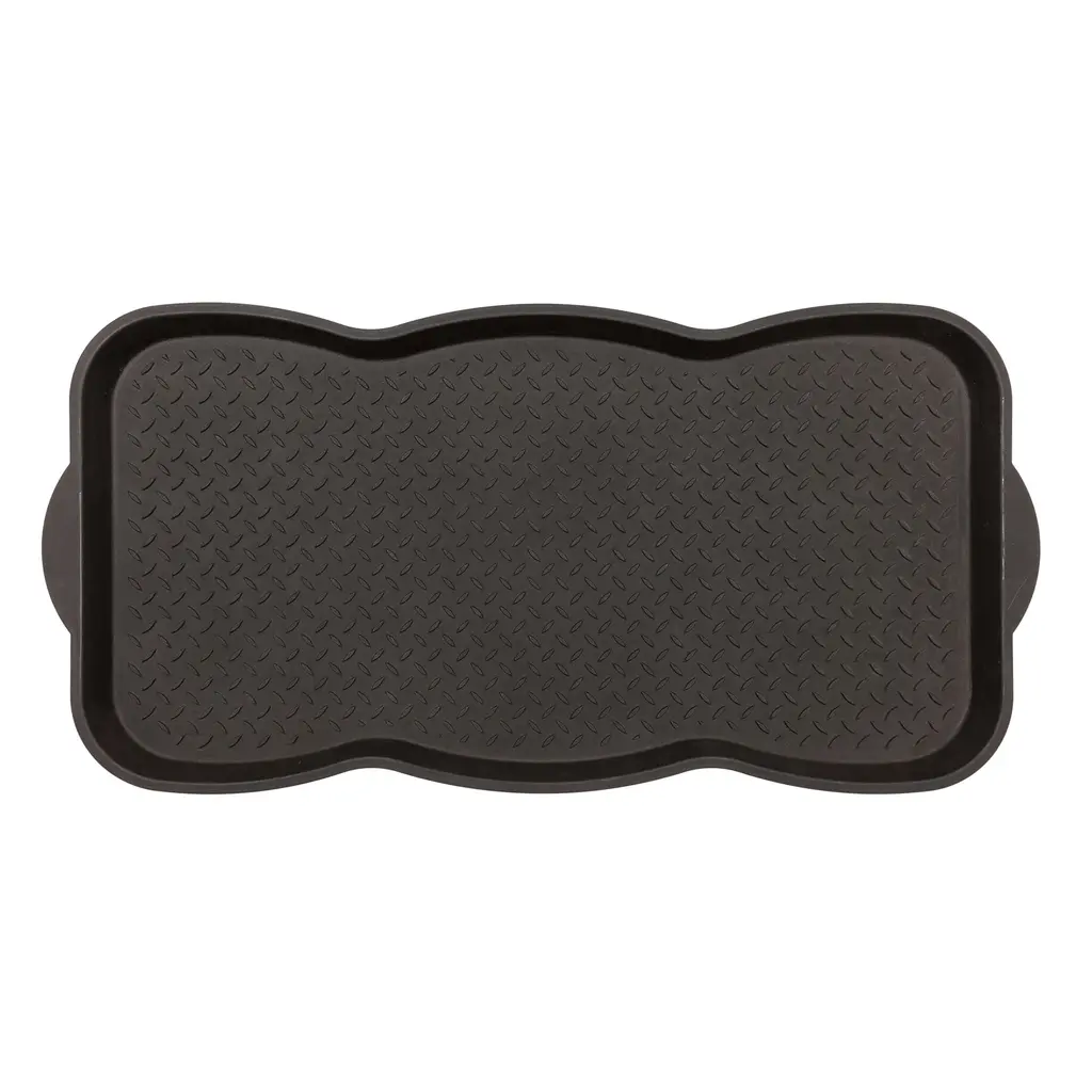 Mohawk Home Black Boot Tray Multi Purpose Utility Mat - 1' 7" X 3' 3.5"