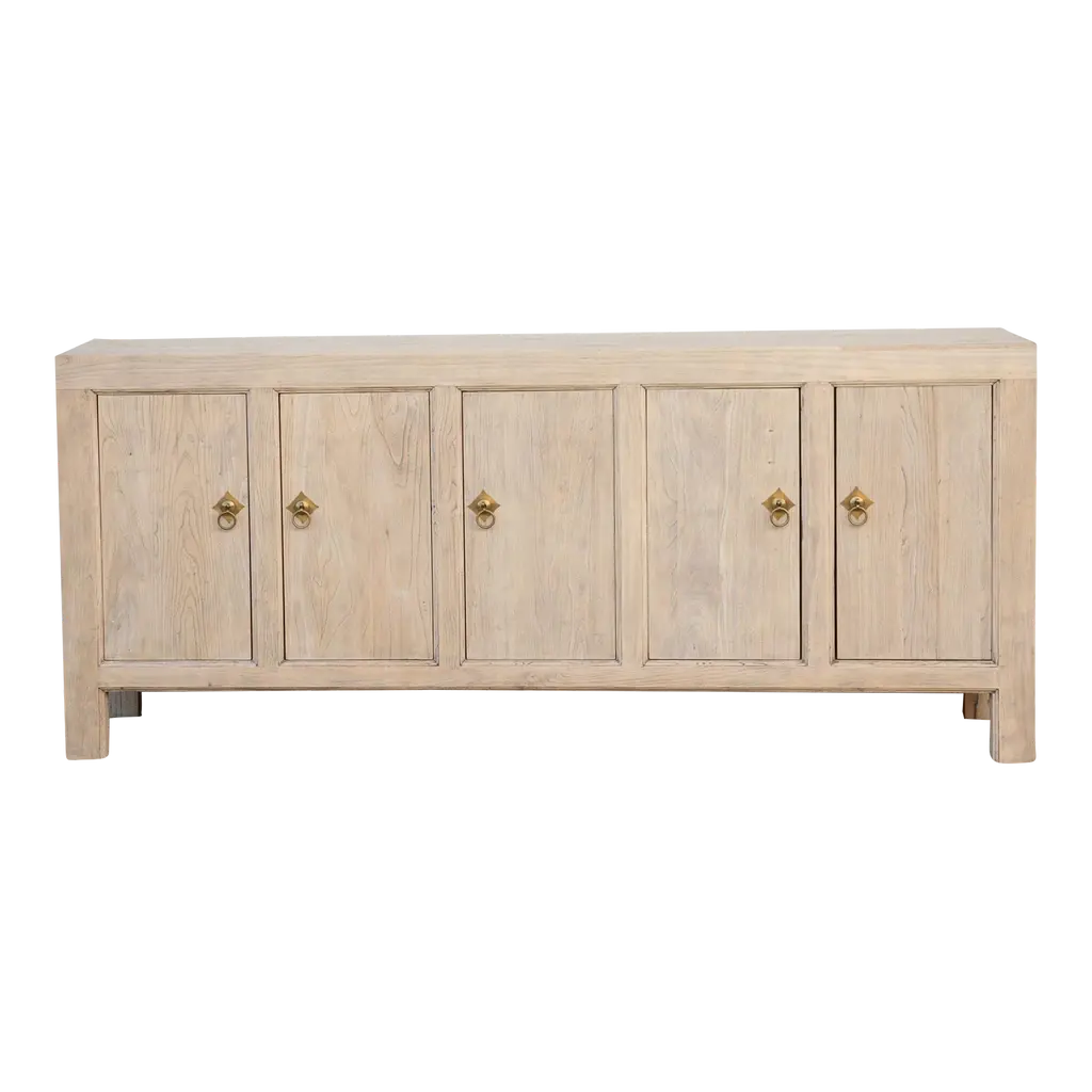 Wabi Sabi Long Reclaimed Wood Sideboard