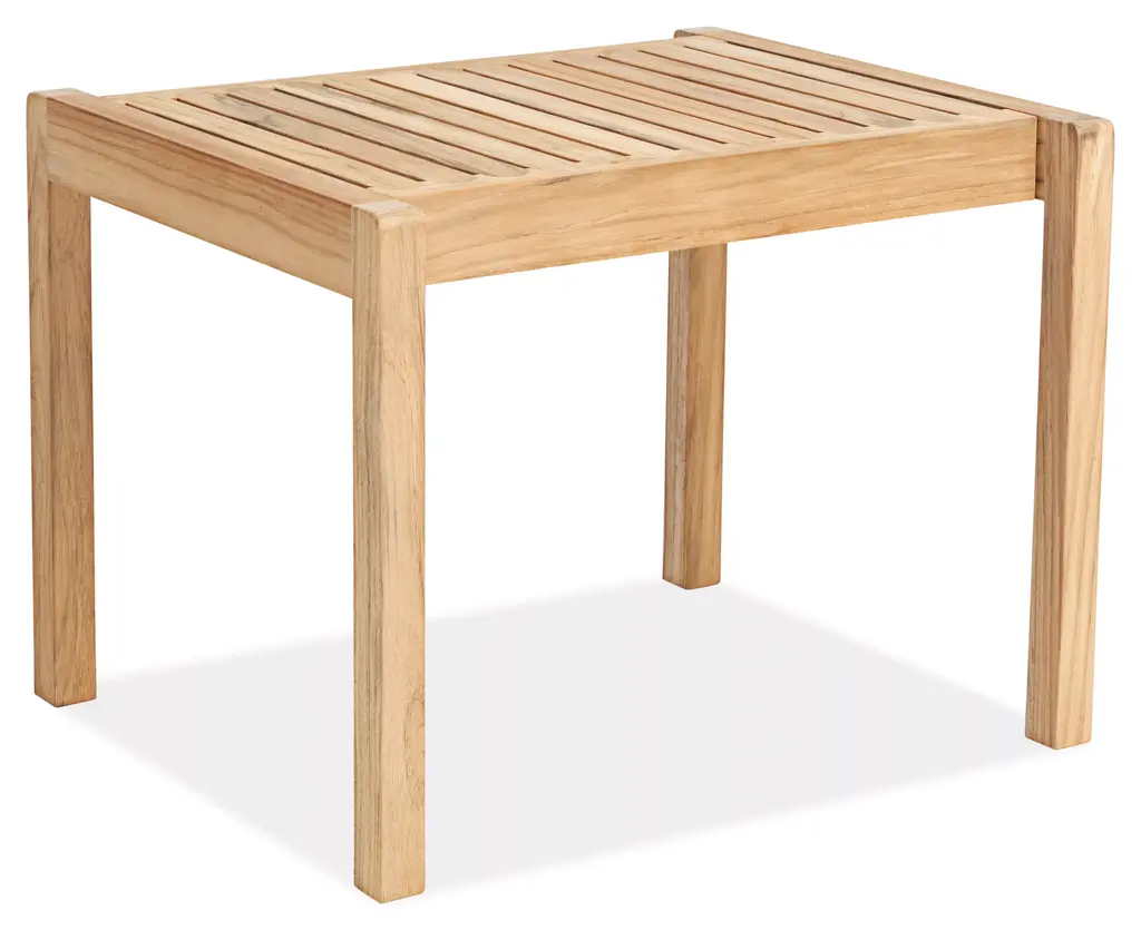 Carl Hansen & Søn Ah 23w 19d 18h Outdoor Side Table/bench