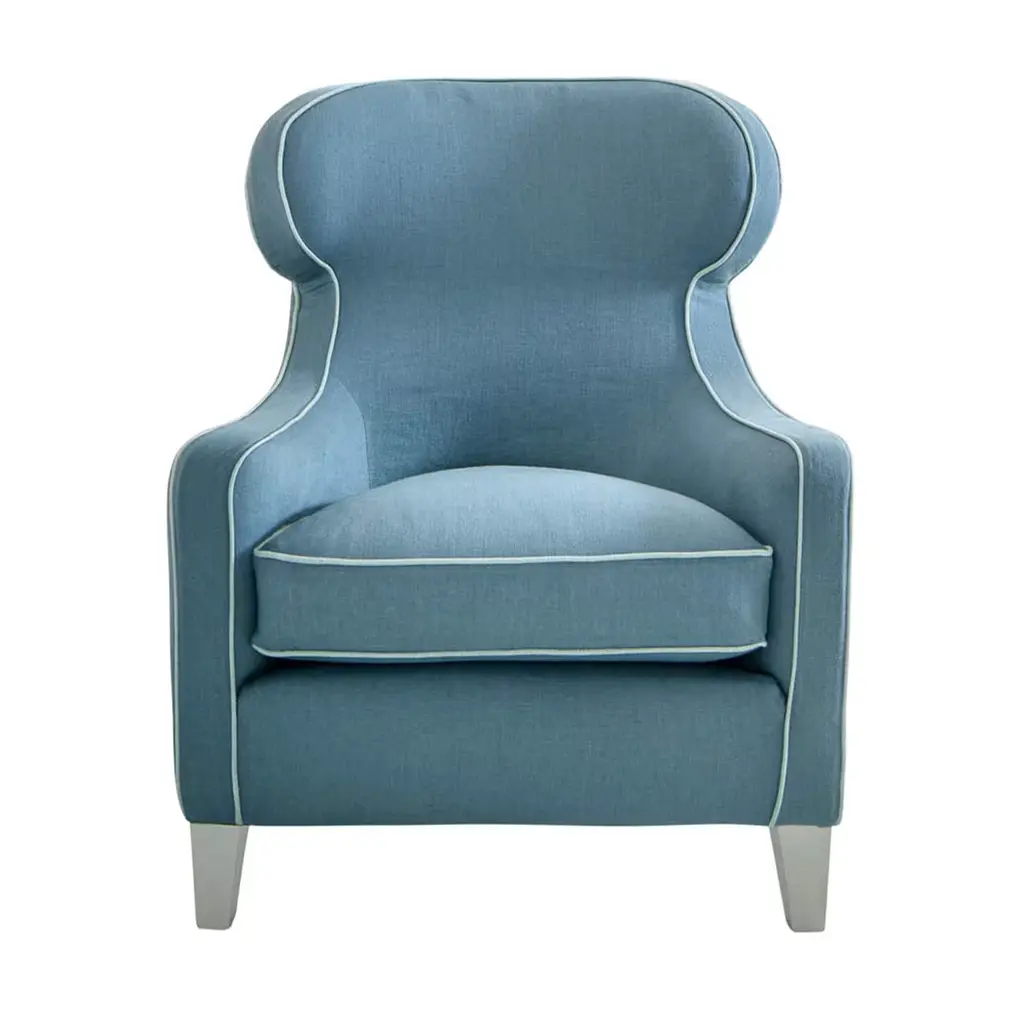Agata Light Blue Armchair