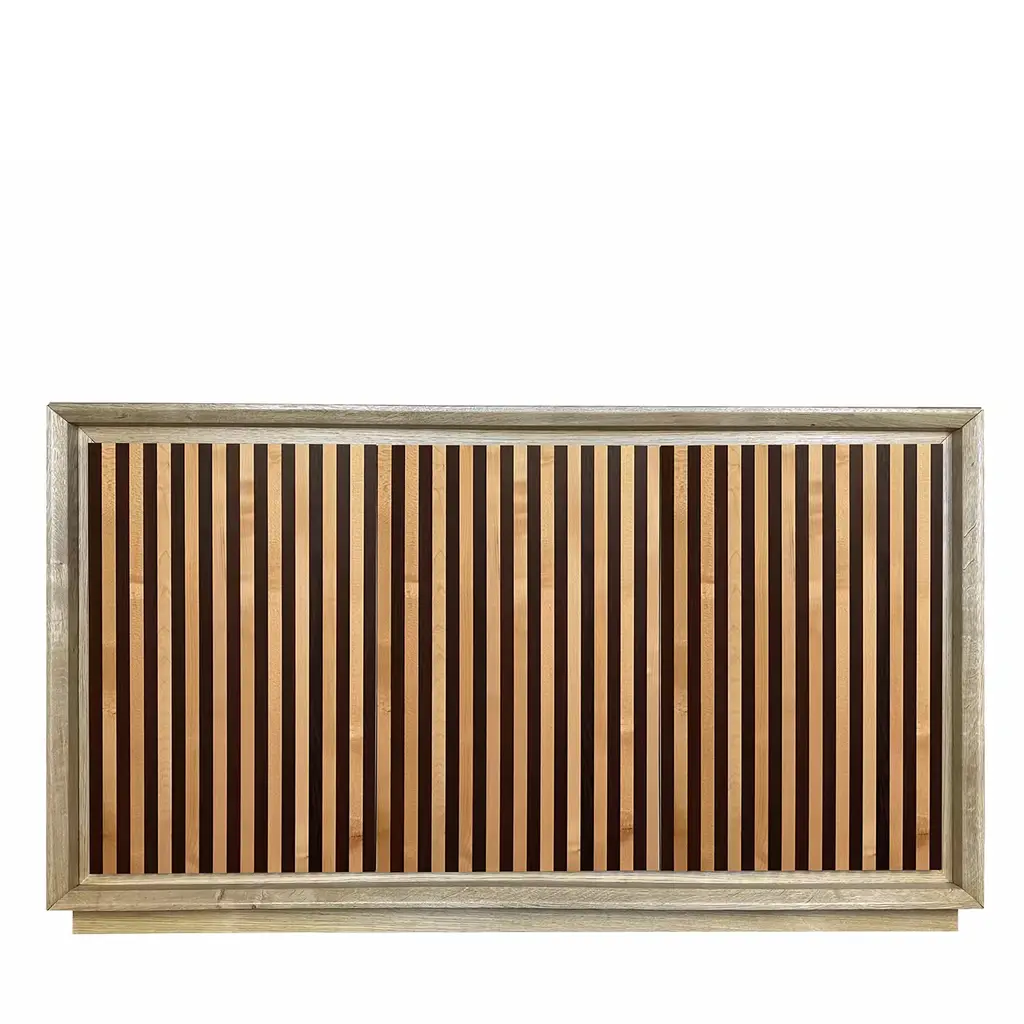 Fuga Strisce Uno 3-Door Sideboard By Mascia Meccani