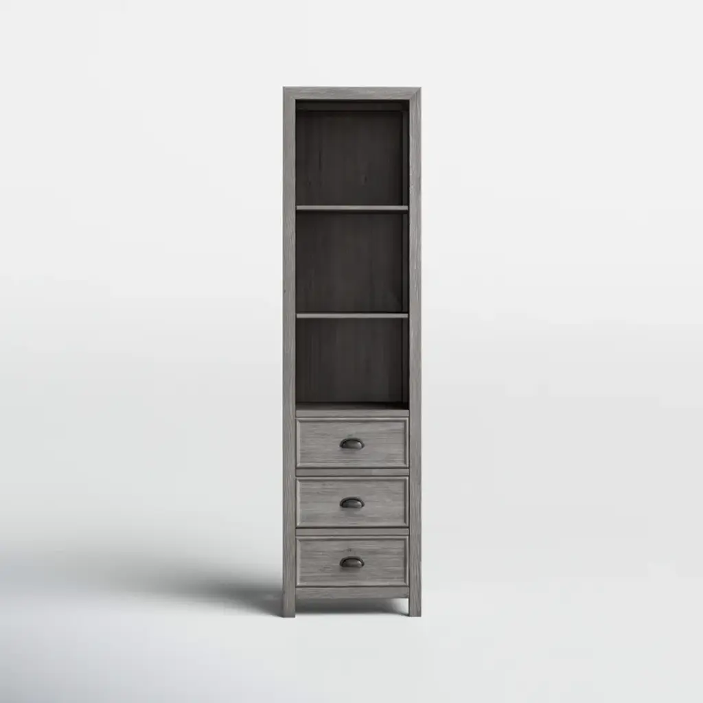 Harland Solid Wood Freestanding Linen Cabinet