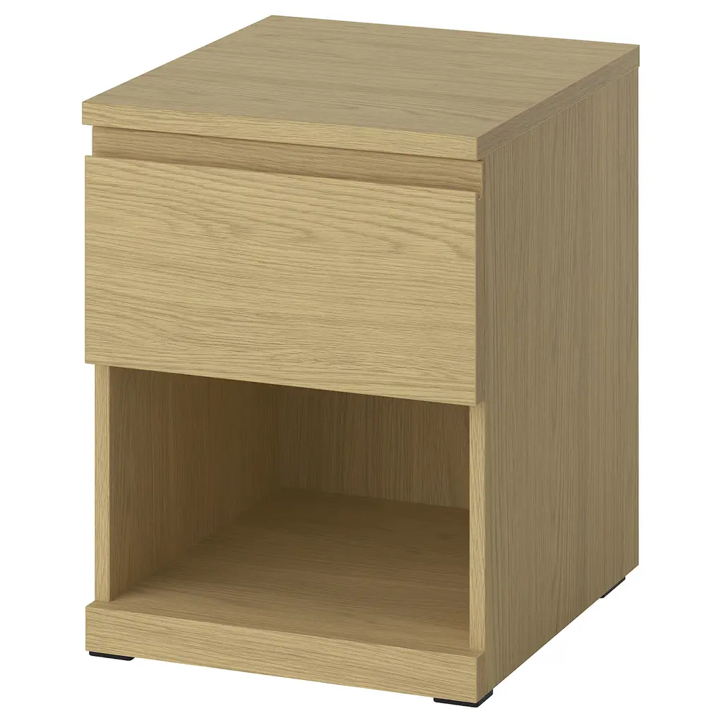 Storklinta Nightstand - Oak Effect/with 1 Drawer 15 3/4x18 7/8x20 7/8 "