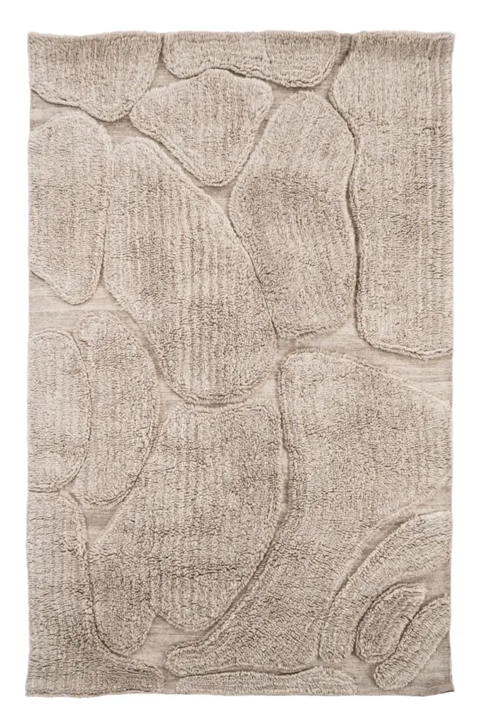 Taupe Wool Blend Carpet | By-Boo Kala