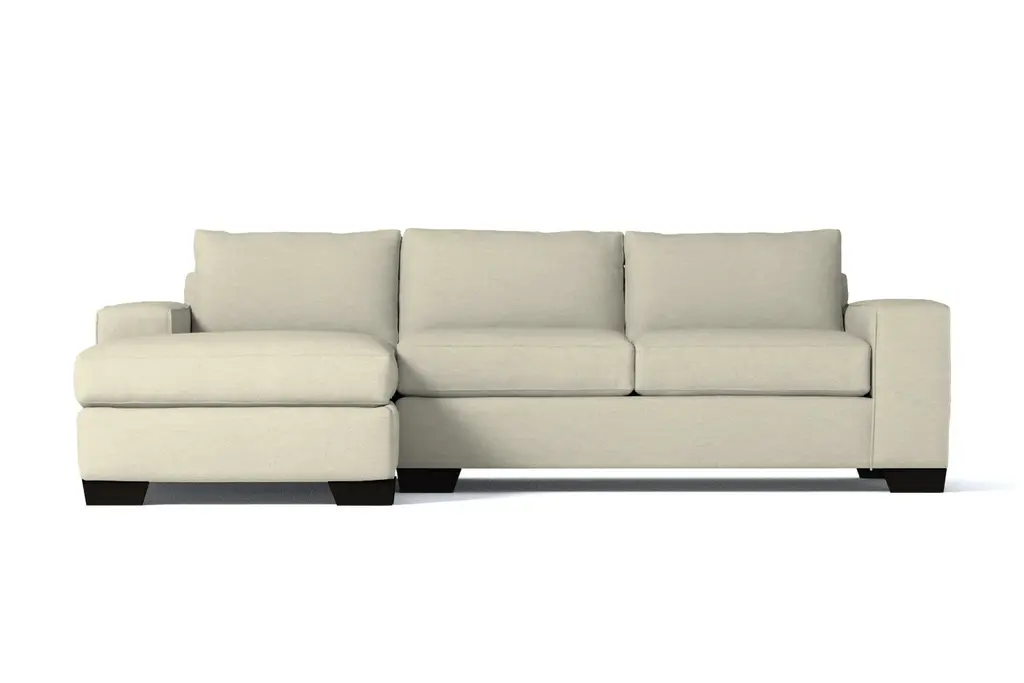Melrose 2Pc Sectional Sofa :: Leg Finish: Espresso / Configuration: Laf - Chaise On The Left