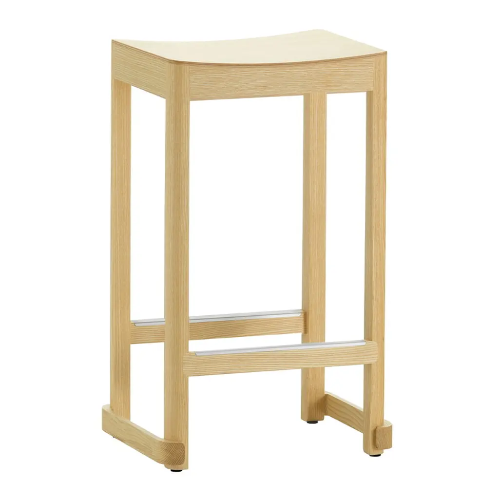 Atelier Bar Stool, 65 Cm, Lacquered Ash