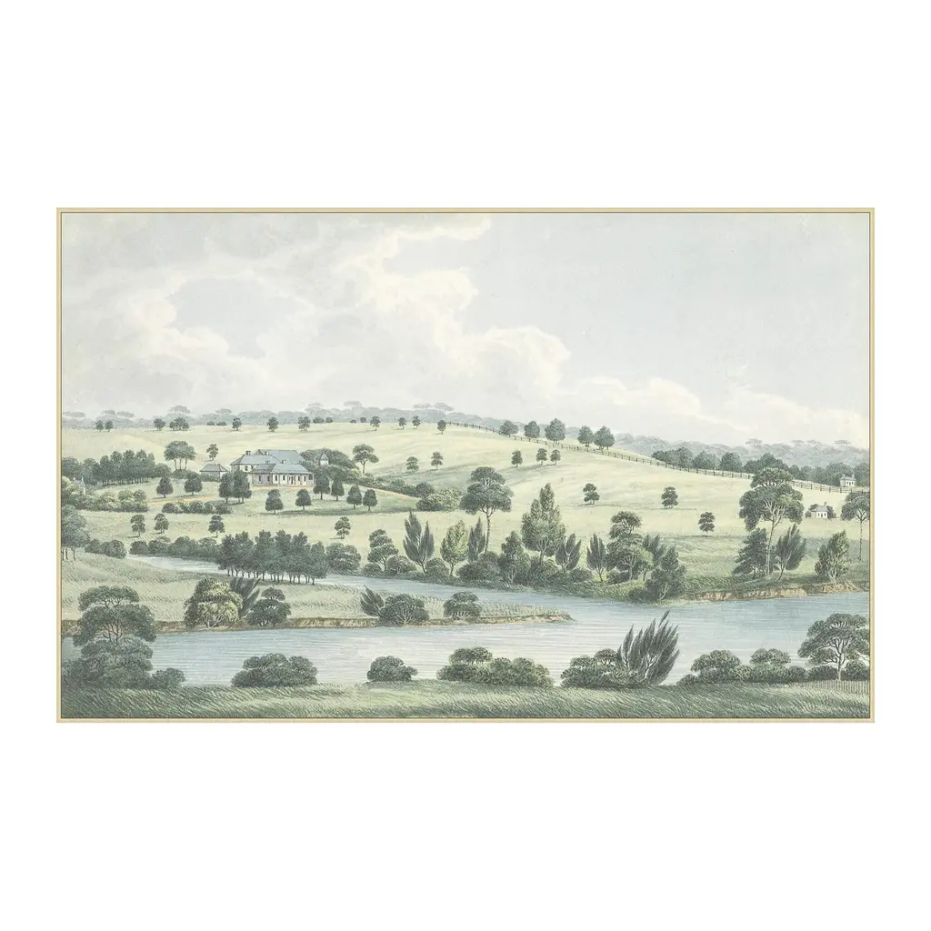 Soft Blue Countryside