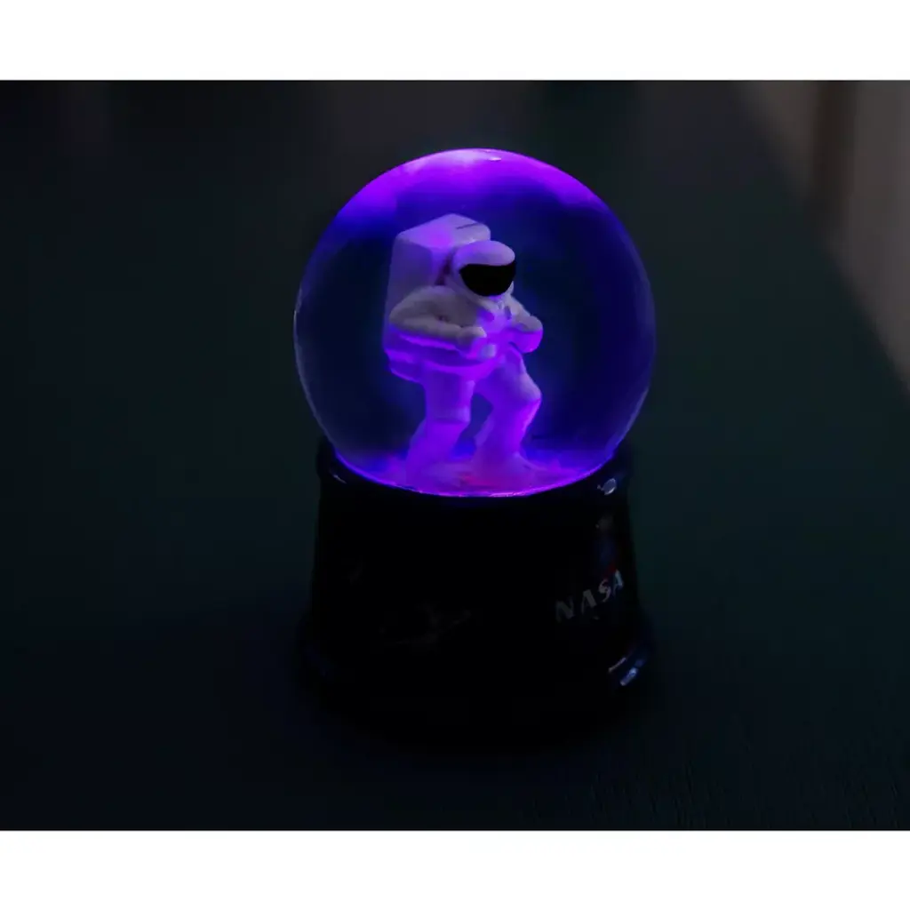 Light Up outlet Astronaut Glitter Globe Space Nasa