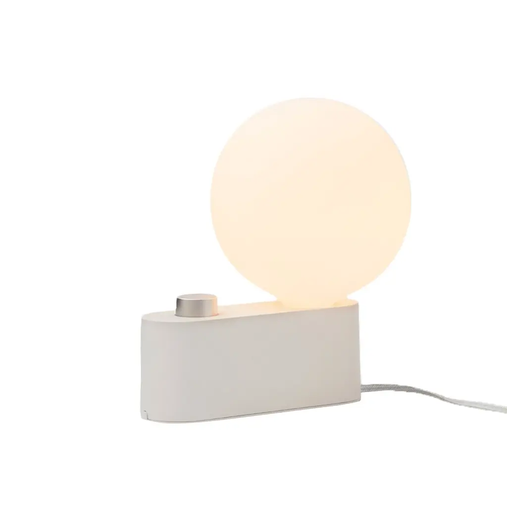 Alumina Table Lamp, Chalk White