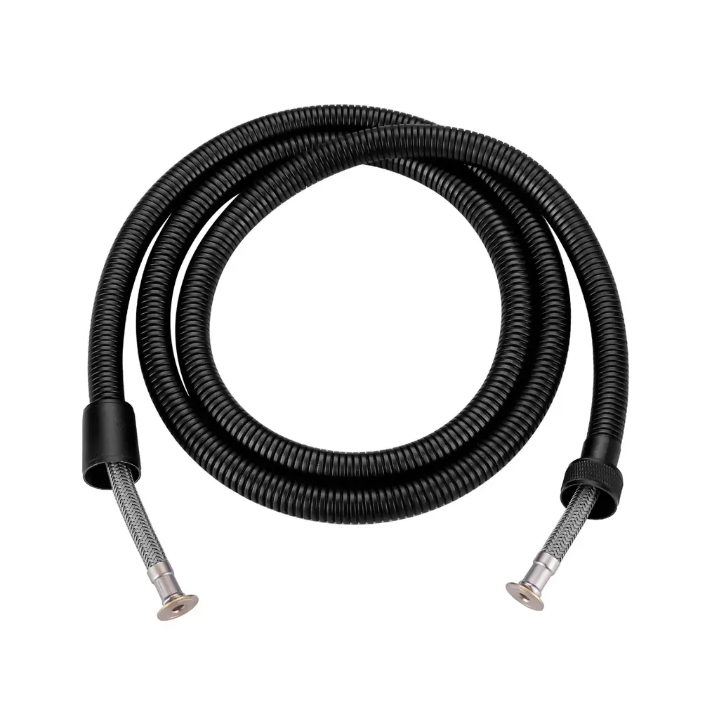 Wowow Stainless Steel Replacement Shower Hose - 63-Inch - Matte Black