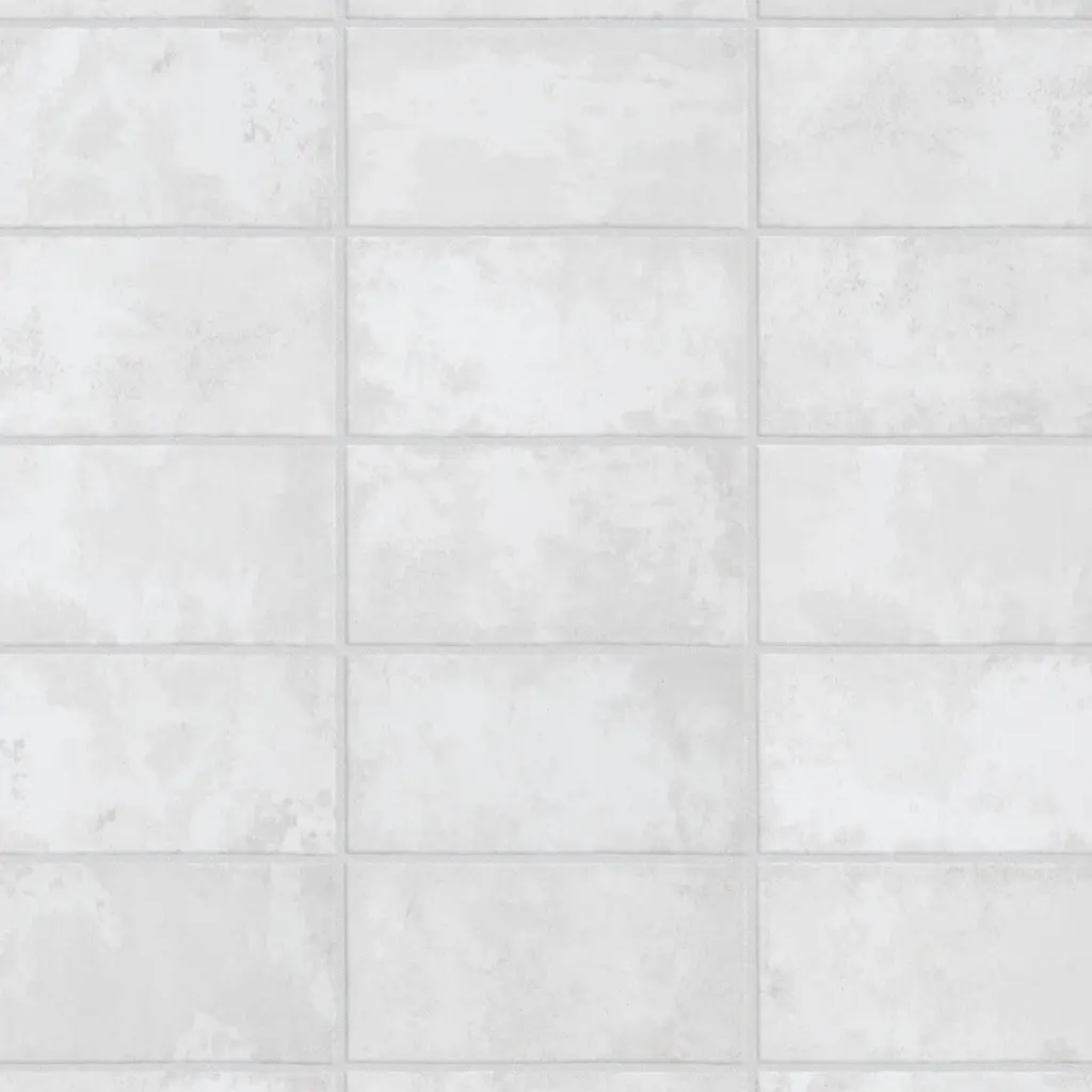 Merola Tile Biarritz White 3" X 6" Ceramic Wall Tile - Case (44 Tiles)