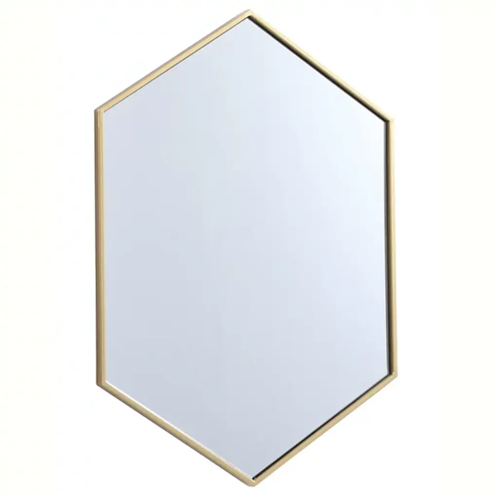 Decker Hexagon Wall Mirror