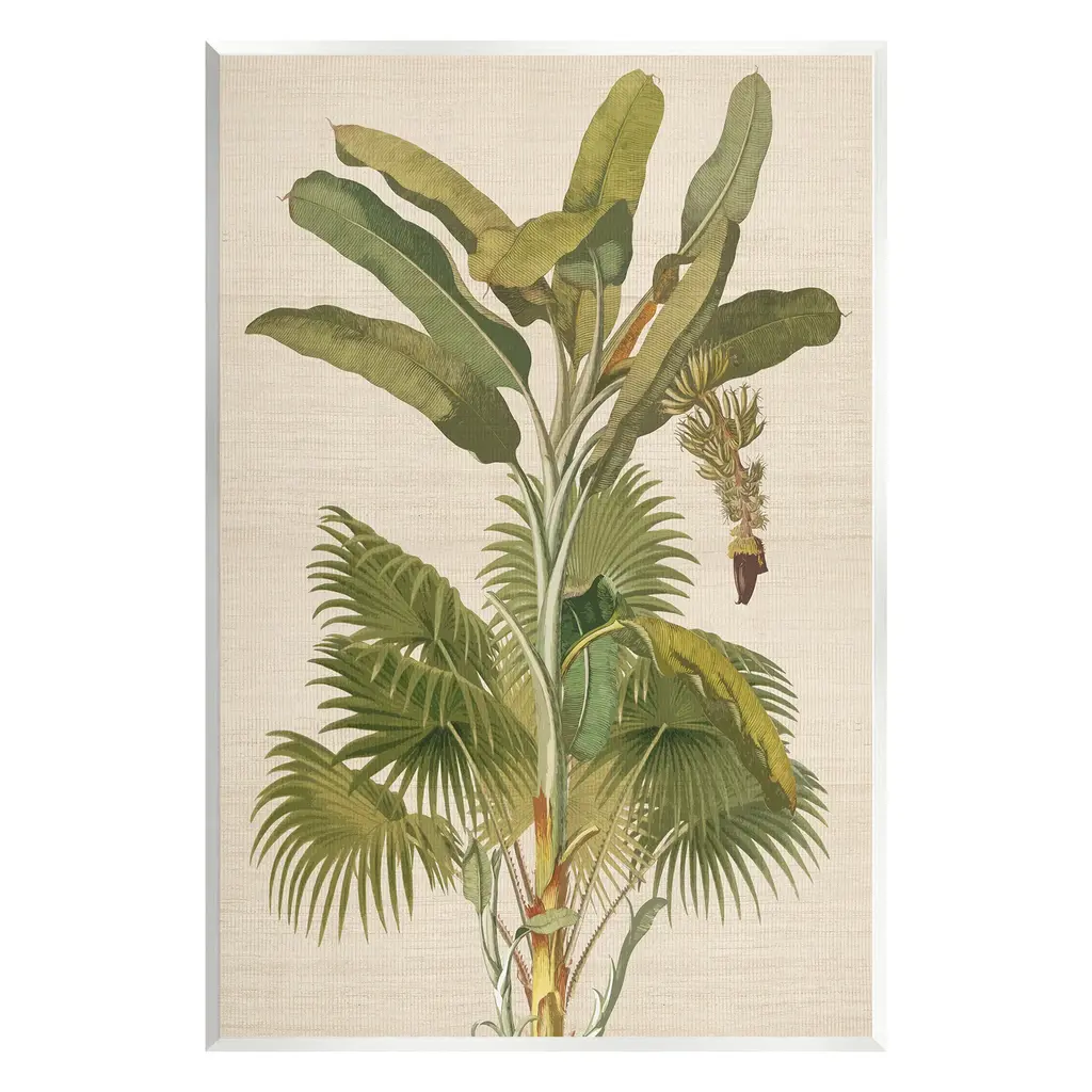 Stupell Vintage Tropical Plant Wall Plaque Art Design By Amber Sterling - 10 X 15