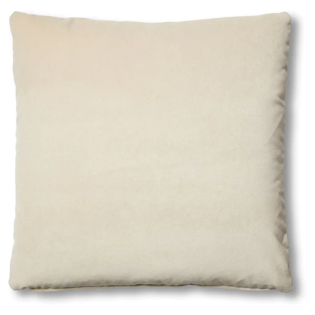 Hazel Pillow, Bisque Velvet