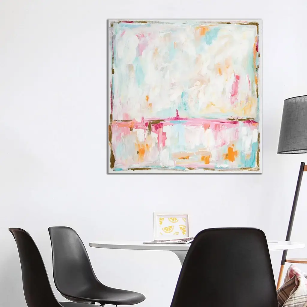 Icanvas "Cotton Candy Cloud" By L. Hewitt Canvas Print - 12x12x1.5